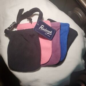 5 Pembrook Fleece Cast Toe Covers 1 with Grips/Buckled Strap 4w/ Cord Locks NIP